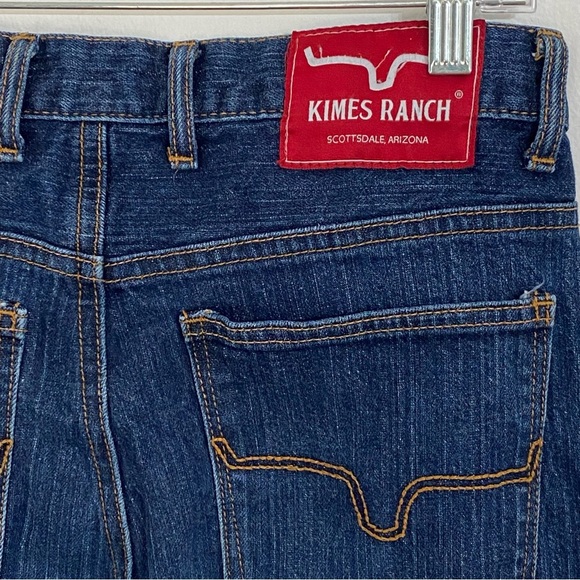 Kimes Ranch Wayne Jeans Mens 29/36 Straight Leg Button Fly Blue Denim Western - Picture 9 of 10